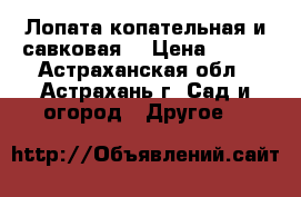 Лопата копательная и савковая! › Цена ­ 115 - Астраханская обл., Астрахань г. Сад и огород » Другое   